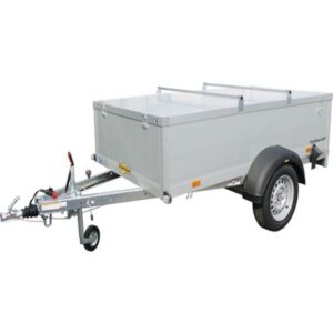 Remorque à un essieu Humbaur Alumaster High hayon Plus avec couvercle alu max. 1300 kg