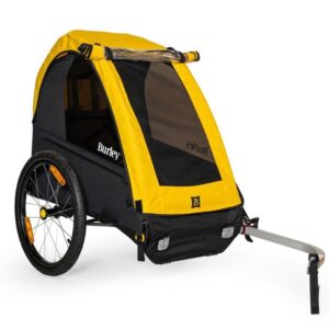 Burley Remorque pour Vélo - Bee Single pour 1 Enfant - jaune/noir