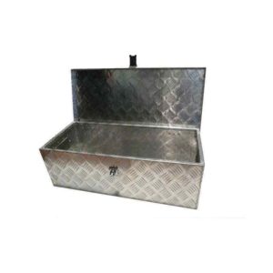 Coffre de rangement en aluminium 76 x 33 x24,5 pour remorque