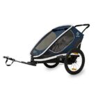 Hamax Outback Remorque Vélo pour 2 Enfants - navy / white